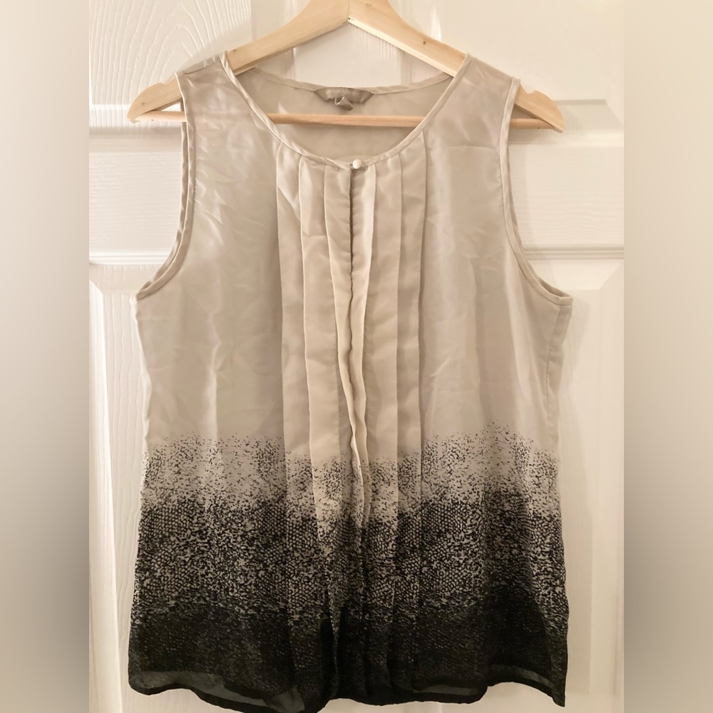 Banana Republic sheer dressy tank size M